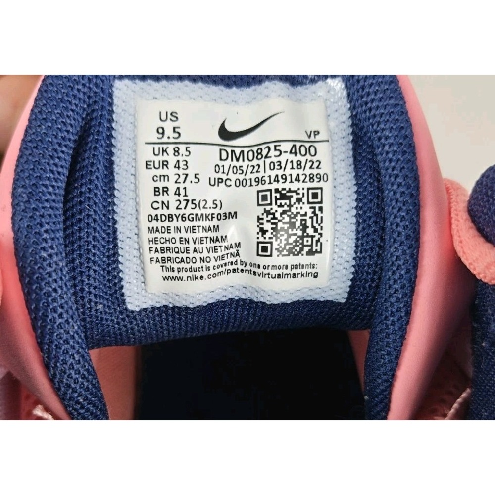 Nike Giannis Immortality 2 DM0825-400 Basketball Shoes Blue Pink Men US 9.5 - Picture 11 of 11